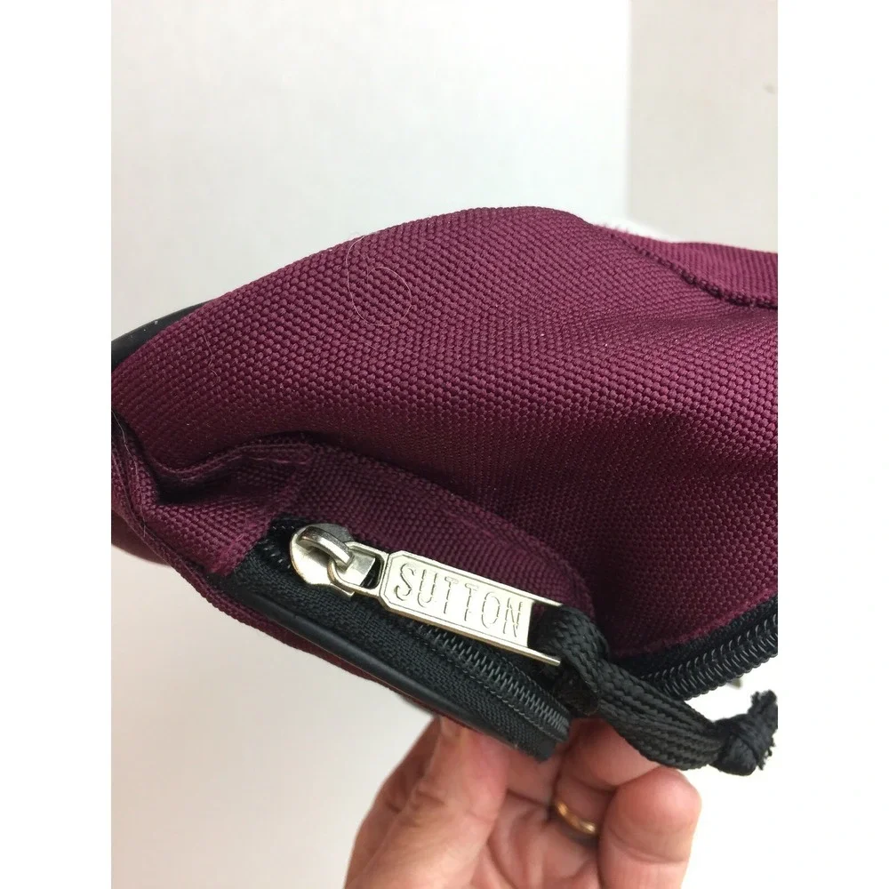 Trailmaker Vintage Fanny Pack Side Hip Bag Red Nylon‎ 3 Pockets